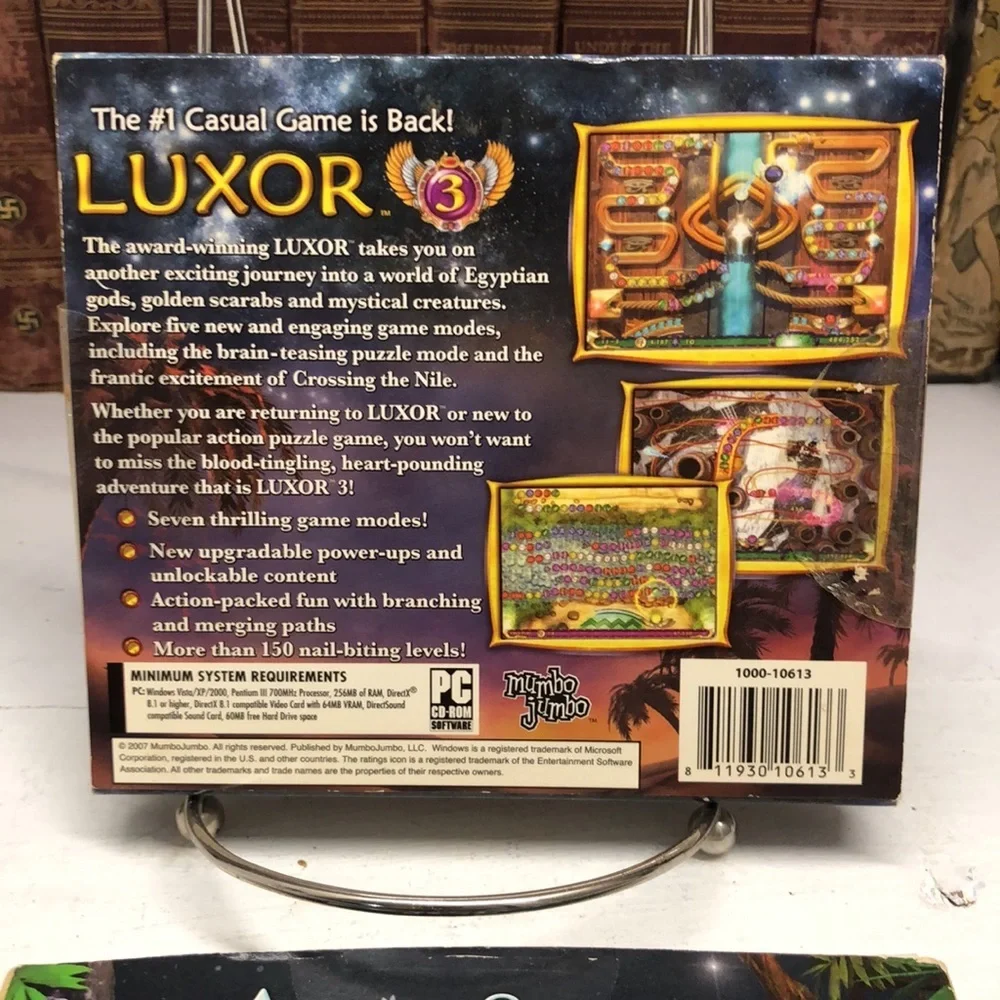 0564 Y2K 2 pack PC Games Luxor 3 and Ancient Secrets